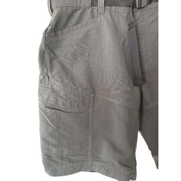The North Face Mens Size XL Paramount Peak II Shorts Black Hiking Camping Cargo - Picture 2 of 11